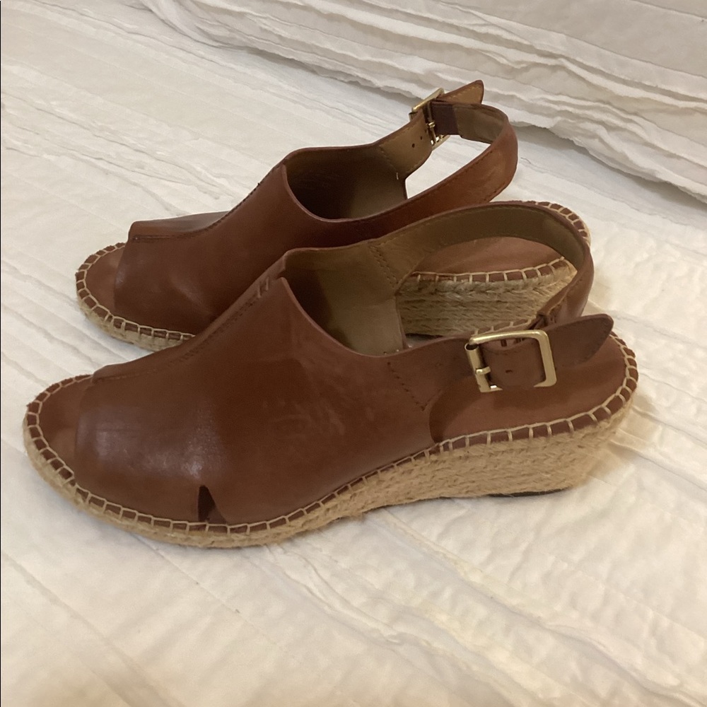Clarks Leather Wedge